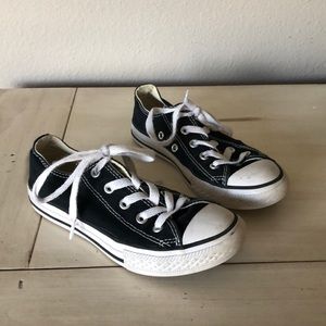 kids black converse